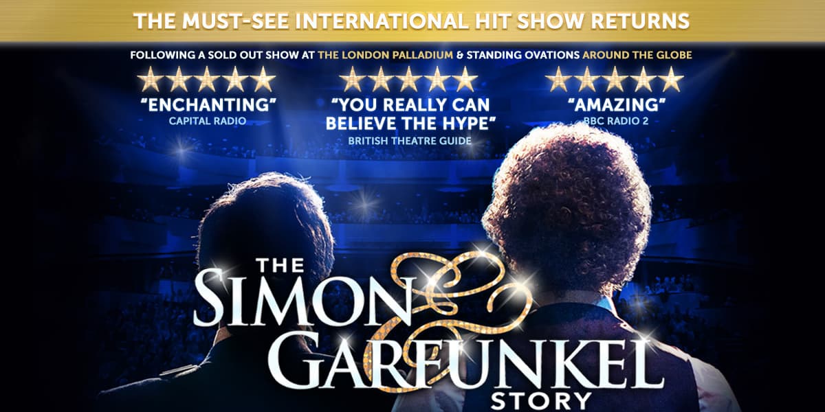 Hero image for homepage featuring The Simon & Garfunkel Story